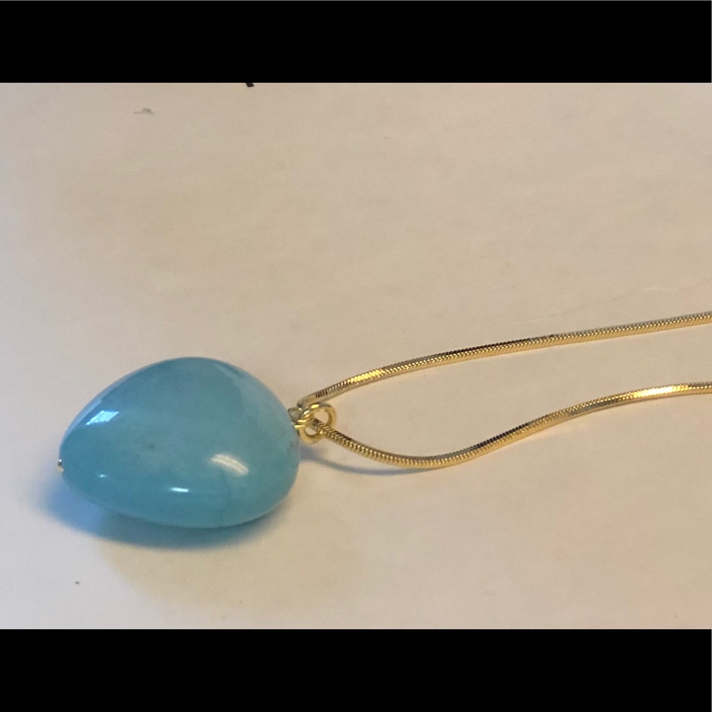 Turquoise Heart Pendant Necklace